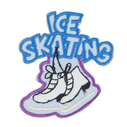 Ice Skating Embroidered Patches