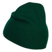 Irish Clover Embroidered Short Beanie