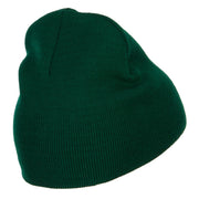 Irish Clover Embroidered Short Beanie