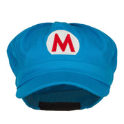 Ice Mario Luigi Embroidered Turquoise Newsboy Cap