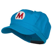 Ice Mario Luigi Embroidered Turquoise Newsboy Cap