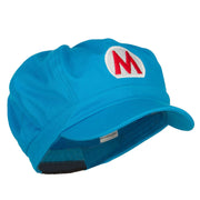 Ice Mario Luigi Embroidered Turquoise Newsboy Cap