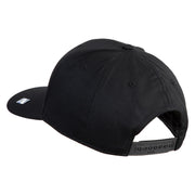 US Air Force Wing with Veteran Embroidered Solid Cotton Cap - Black OSFM