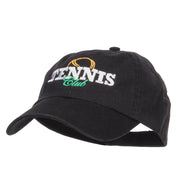 Tennis Club Embroidered Pet Spun Cap