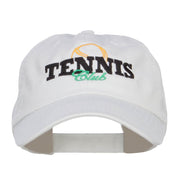 Tennis Club Embroidered Pet Spun Cap