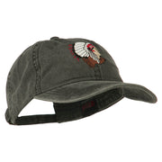 Southwest Indian Embroidered Washed Cap