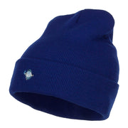 Mini Tropical Fish Embroidered Long Beanie