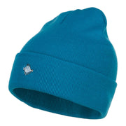 Mini Tropical Fish Embroidered Long Beanie