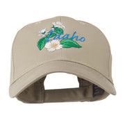 USA State Flower Idaho Mock Orange Embroidered Cap