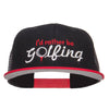 I'd Rather Be Golfing Embroidered Mesh Cap