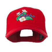 USA State Flower Idaho Mock Orange Embroidered Cap