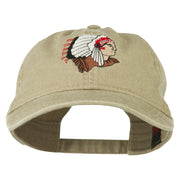 Southwest Indian Embroidered Washed Cap