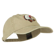 Southwest Indian Embroidered Washed Cap