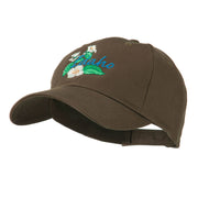 USA State Flower Idaho Mock Orange Embroidered Cap