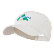 USA State Flower Idaho Mock Orange Embroidered Cap