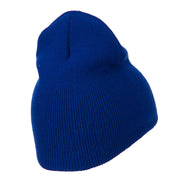 Europe Italy Flag Embroidered Short Beanie