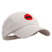 Bat Armor Shield Embroidered Low Profile Washed Cap - Stone OSFM