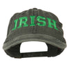 Irish Embroidered Washed Pigment Dyed Cap