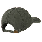 Irish Embroidered Washed Pigment Dyed Cap