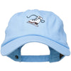 Ice Skate Embroidered Unstructured Cap