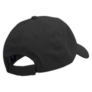 Bat Armor Shield Embroidered Low Profile Washed Cap - Black OSFM