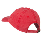 Irish Embroidered Washed Pigment Dyed Cap