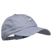 Ice Skate Embroidered Unstructured Cap