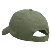 Bat Armor Shield Embroidered Low Profile Washed Cap - Olive OSFM