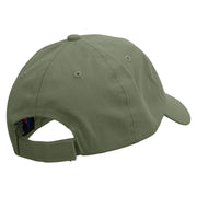 Bat Armor Shield Embroidered Low Profile Washed Cap - Olive OSFM