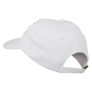 Italy Flag Embroidered Washed Cotton Twill Cap