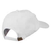 Italy Flag Embroidered Washed Cotton Twill Cap