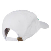 Irish Embroidered Washed Pigment Dyed Cap