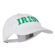 Irish Embroidered Washed Pigment Dyed Cap