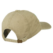 Irish Embroidered Washed Pigment Dyed Cap