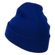 Europe Italy Flag Embroidered Long Cuff Beanie