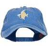 Angelfish Embroidered Washed Cotton Cap