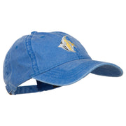 Angelfish Embroidered Washed Cotton Cap