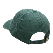 Mini Falcon Embroidered Washed Pigment Dyed Cap