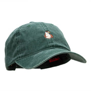 Mini Falcon Embroidered Washed Pigment Dyed Cap