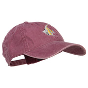 Angelfish Embroidered Washed Cotton Cap