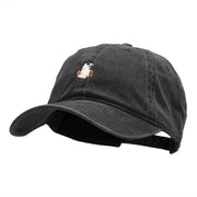 Mini Falcon Embroidered Washed Pigment Dyed Cap