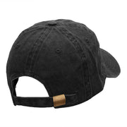 Mini Falcon Embroidered Washed Pigment Dyed Cap