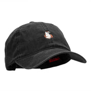 Mini Falcon Embroidered Washed Pigment Dyed Cap