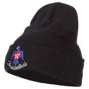 US Air Force Thunderbirds Embroidered Long Knitted Beanie