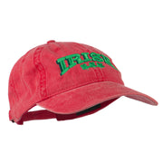 Irish Four Leaf Clover Embroidered Dyed Cap