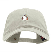 Mini Falcon Embroidered Washed Pigment Dyed Cap