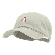 Mini Falcon Embroidered Washed Pigment Dyed Cap