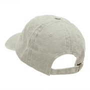 Mini Falcon Embroidered Washed Pigment Dyed Cap