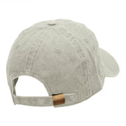 Mini Falcon Embroidered Washed Pigment Dyed Cap