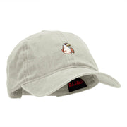 Mini Falcon Embroidered Washed Pigment Dyed Cap